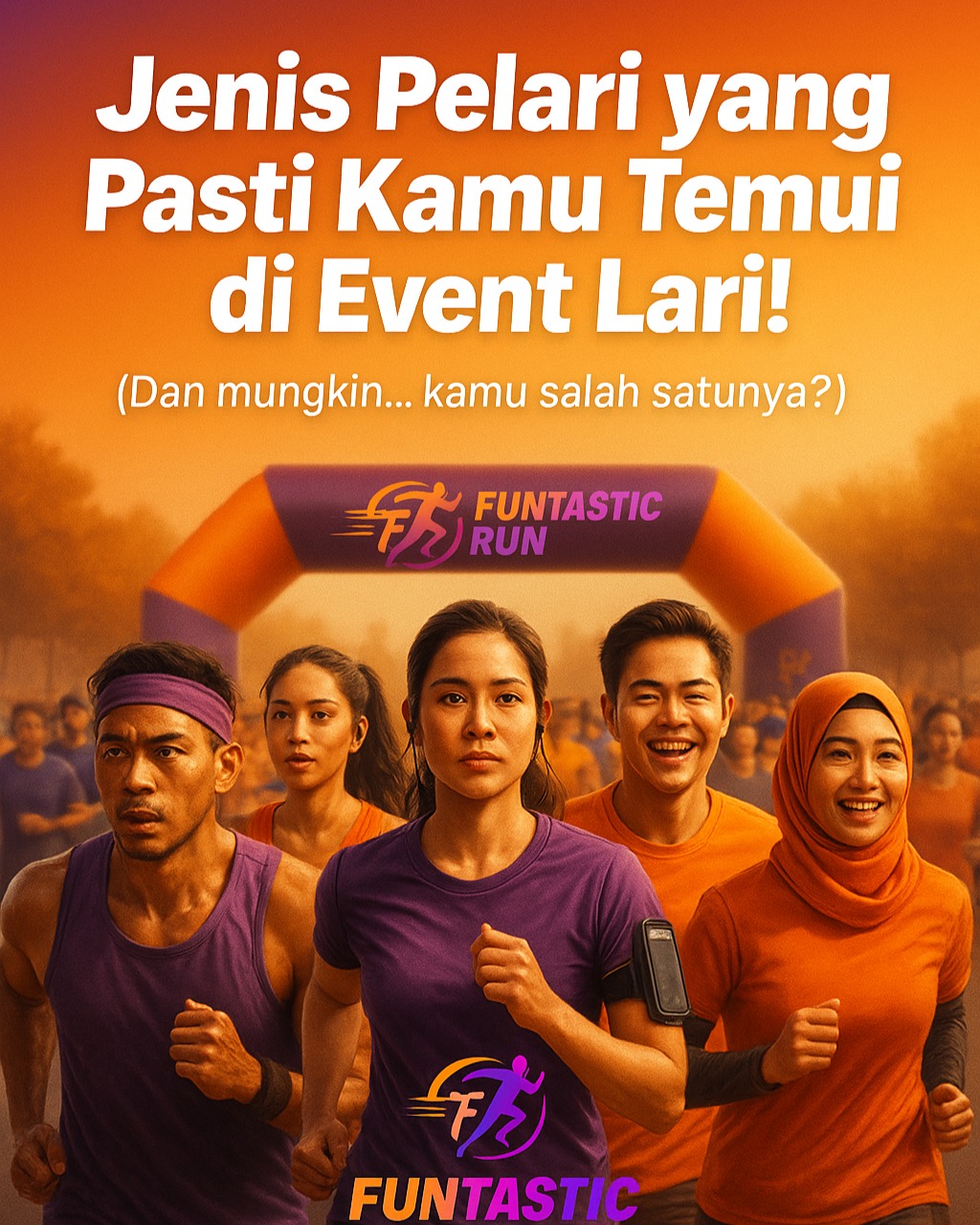 Jenis-jenis pelari yang pasti kamu temui di event lari
